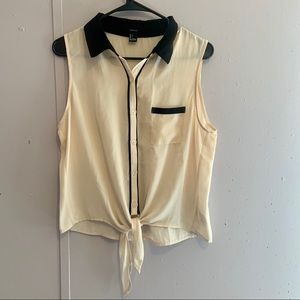 Forever 21 Tie-Waist Top